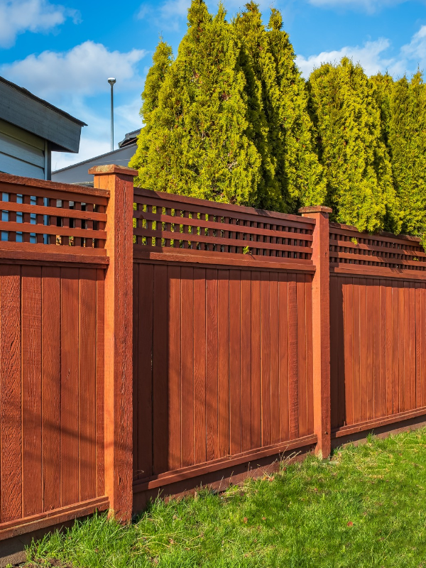 Cedar Fence Installed in Burlington NJ